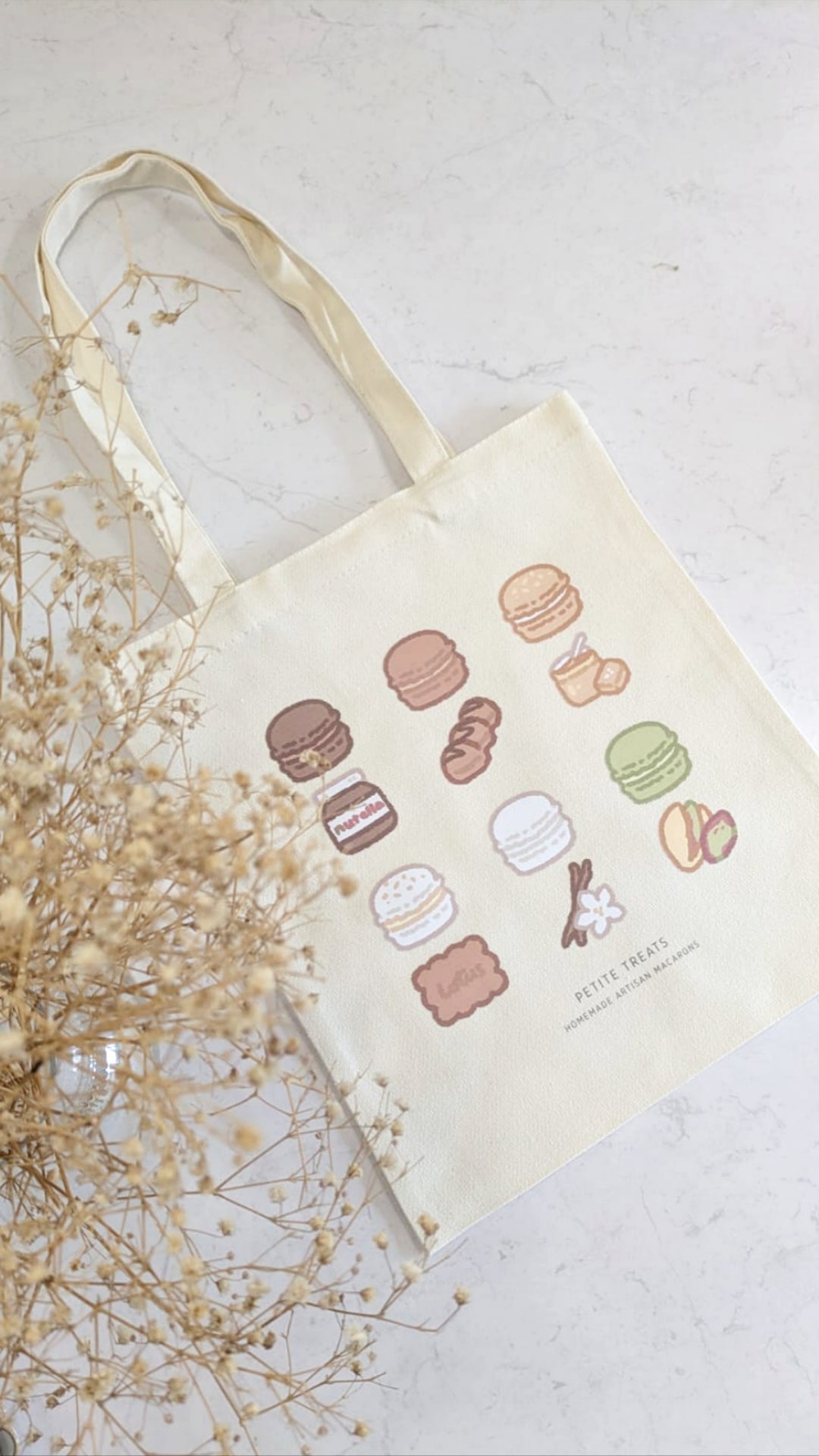 MERCH - Tote Bag: Classic Macaron Flavours