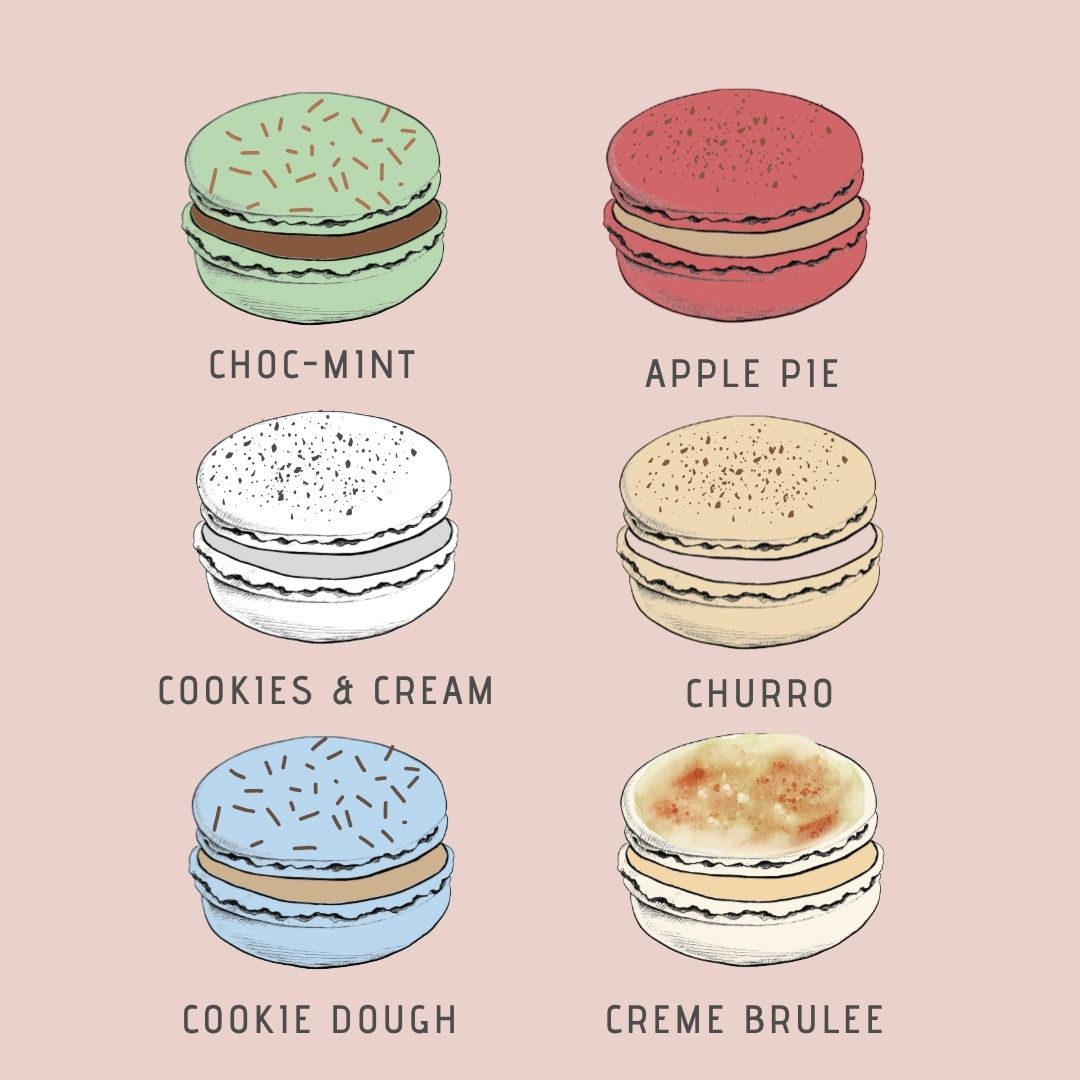 MACARON GIFT BOX - Assorted Flavours